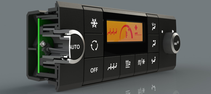 Exotronic Klimabedienteil